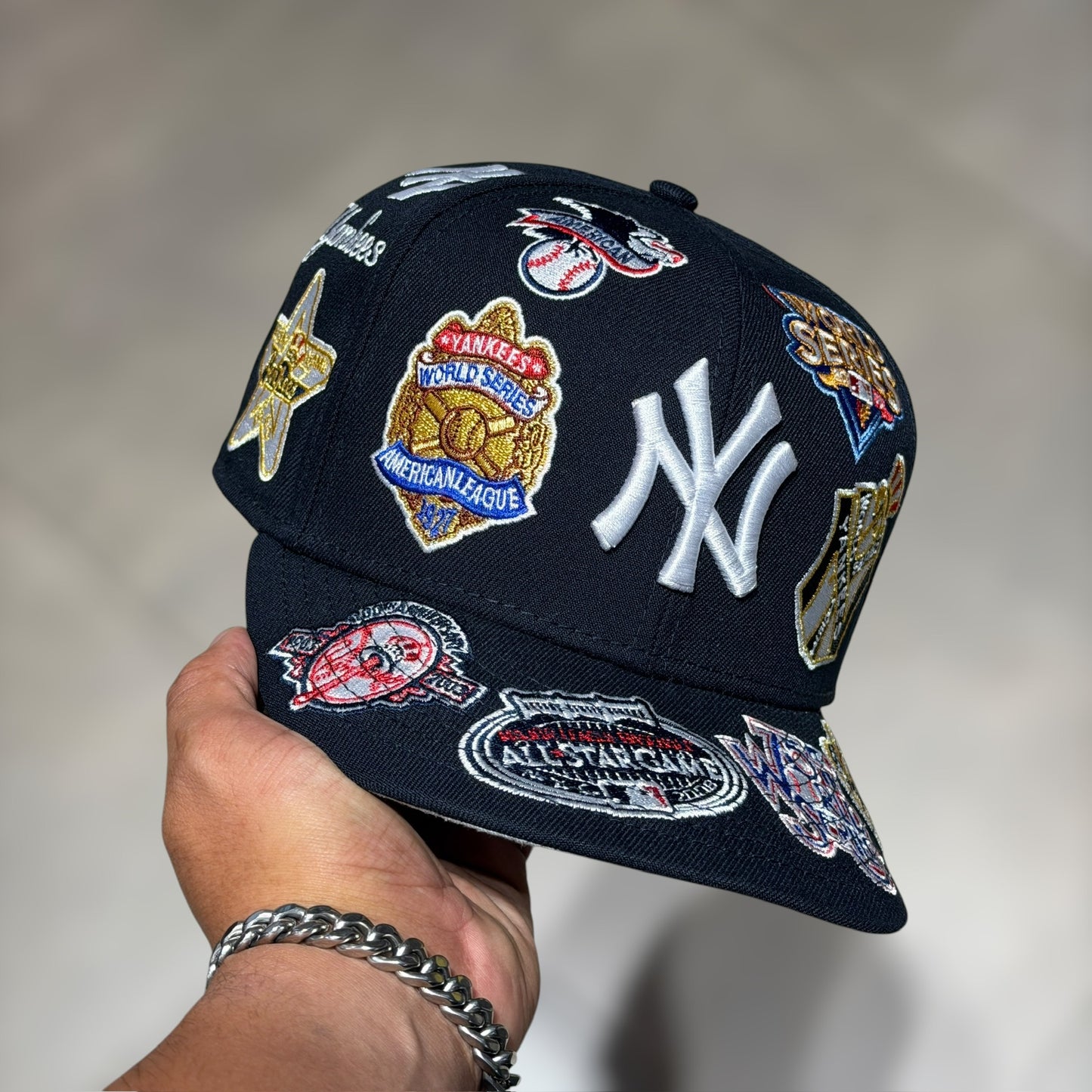 59FIFTY NY YANKEES NAVY MULTIPARCHES