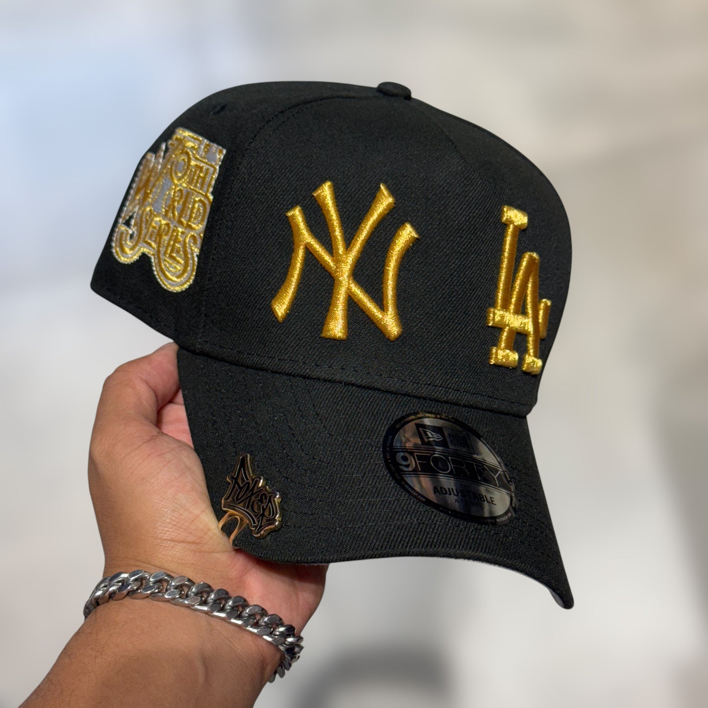 9FORTY NY-LA GOLD DUAL LOGO