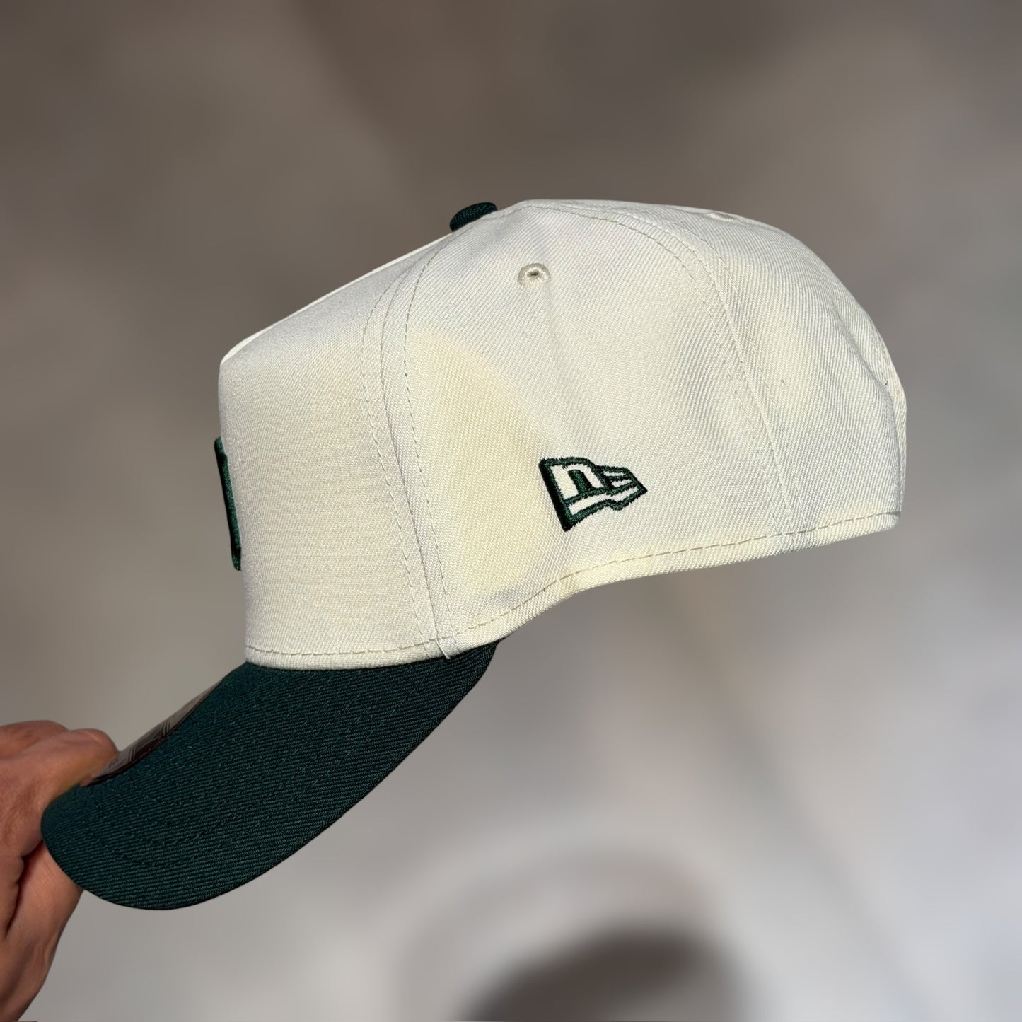 9FORTY A FRAME DETROIT TIGER BEIGE VISOR DARK GREEN