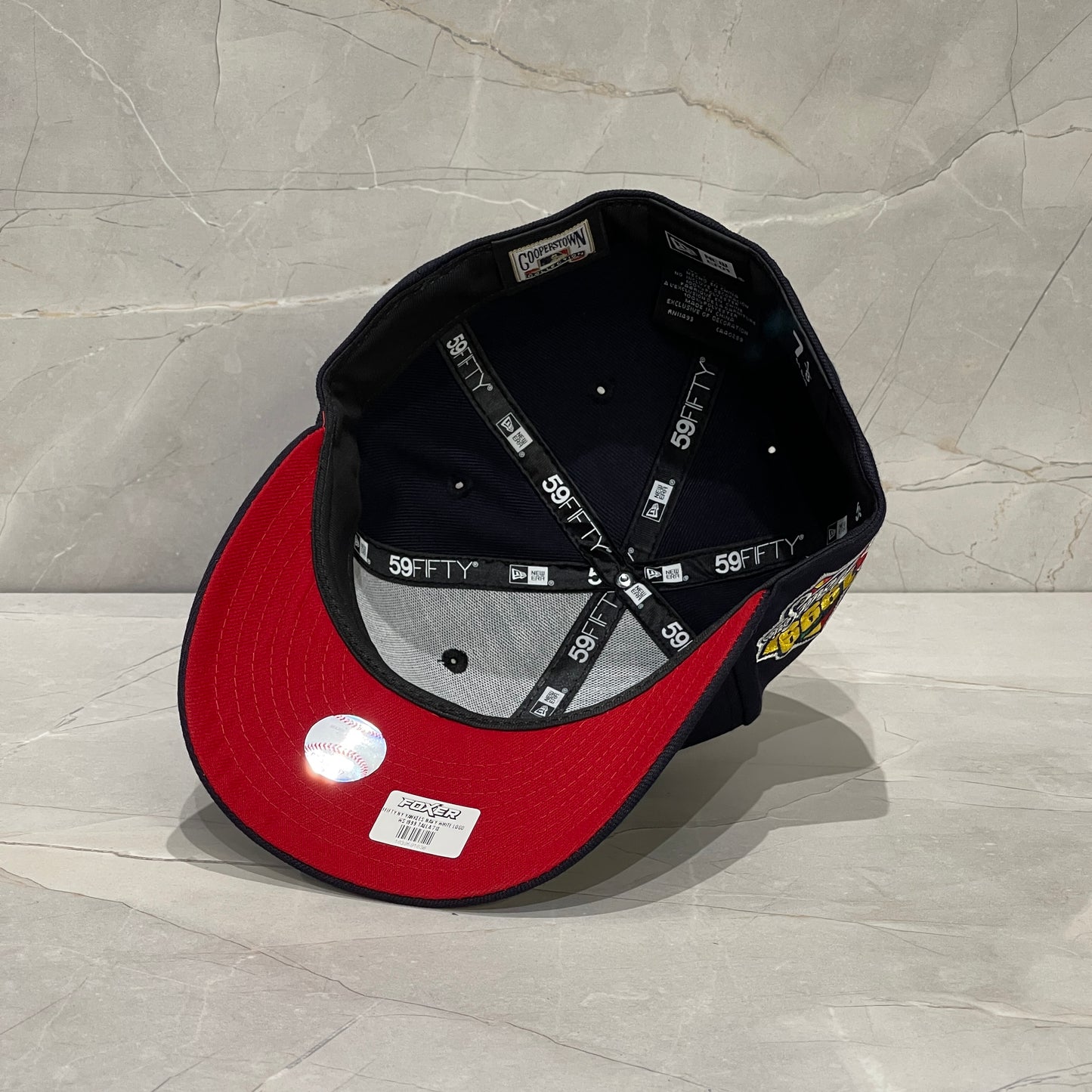 59FIFTY NY YANKEES NAVY/RED WS 1999