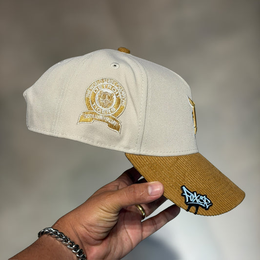 9FORTY A FRAME DETROIT TIGER BEIGE VISOR PANA WS
