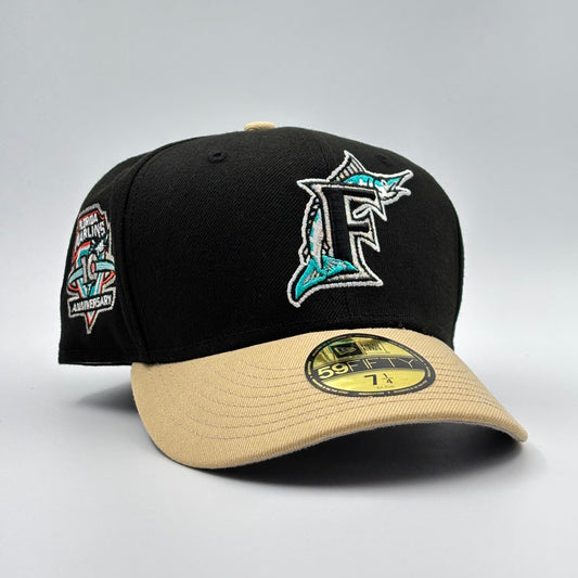 59FIFTY MIAMI MARLINS BLACK VISER CAQUI WS 10TH