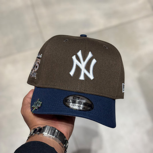 9FIFTY NY YANKEES BROWN VISER BLUE 75TH