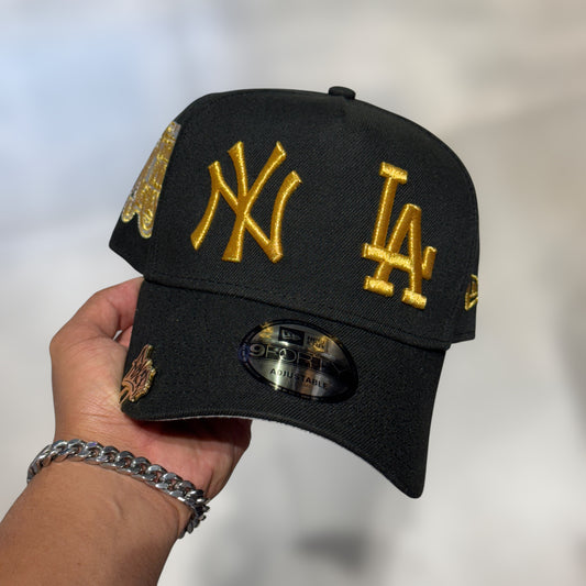 9FORTY NY-LA GOLD DUAL LOGO
