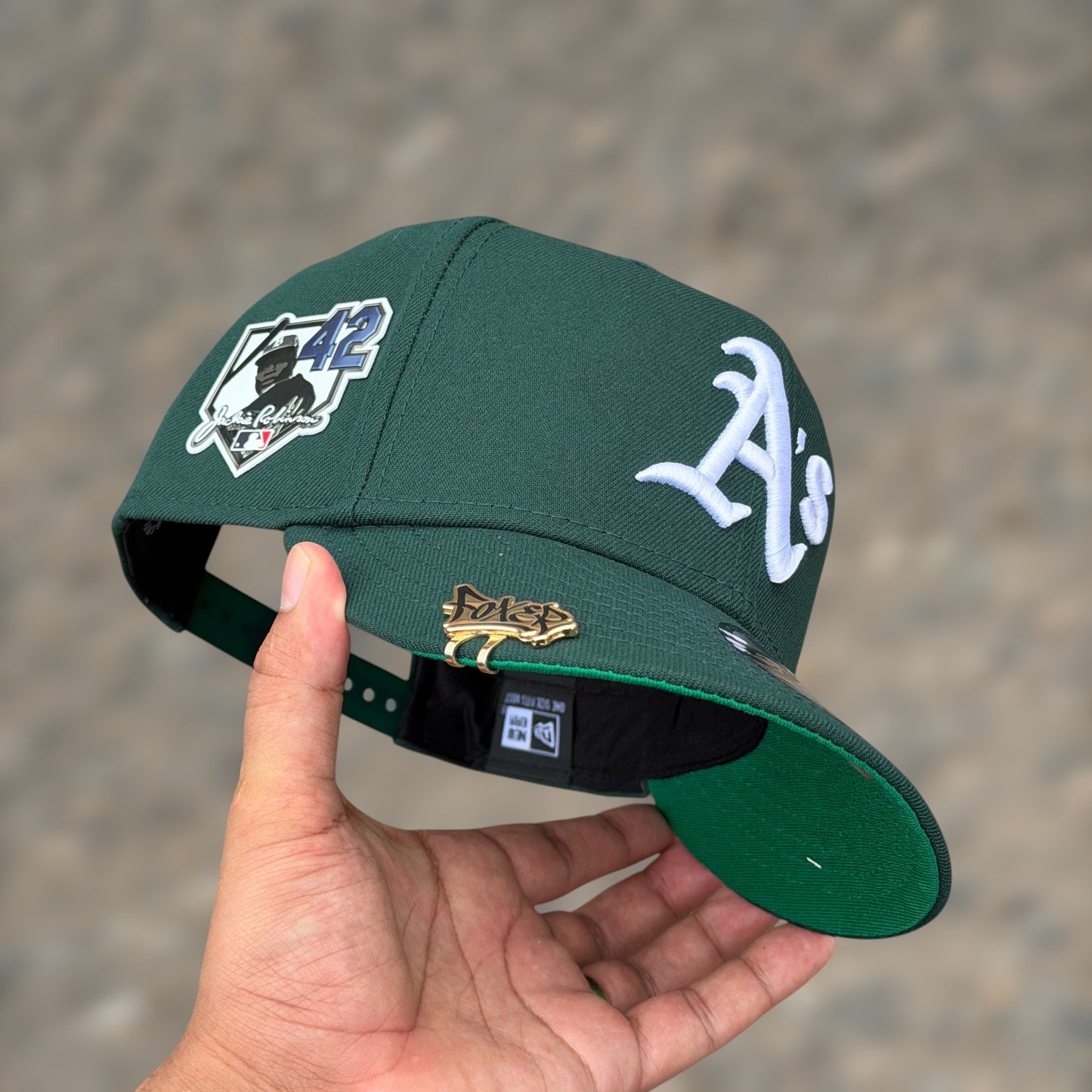 9FIFTY OAKLAND ATHLETICS DARK GREEN JACKIE ROBINSON