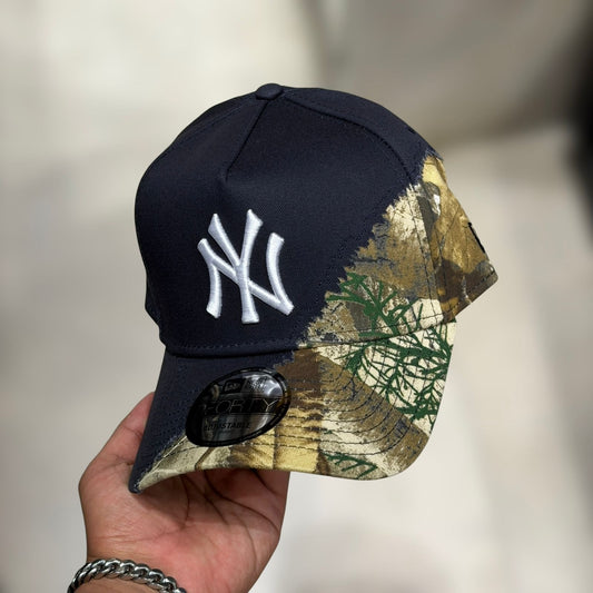 9FORTY A FRAME NY YANKEES NAVY CAMO TEAR AWAY