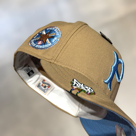 59FIFTY PIRATES KHAKI RETRO LOGO SKYBLE
