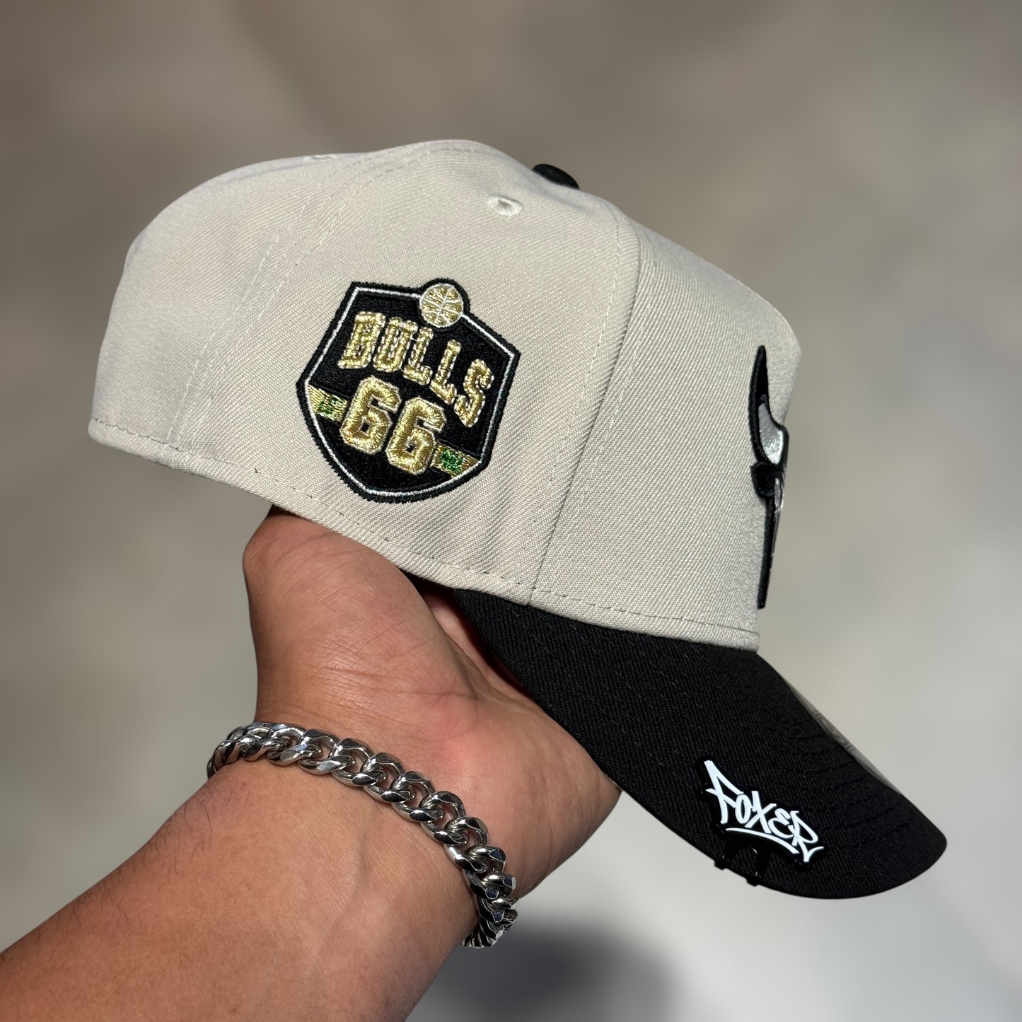 9FORTY CHICAGO BULLS CREAM BLACK 66