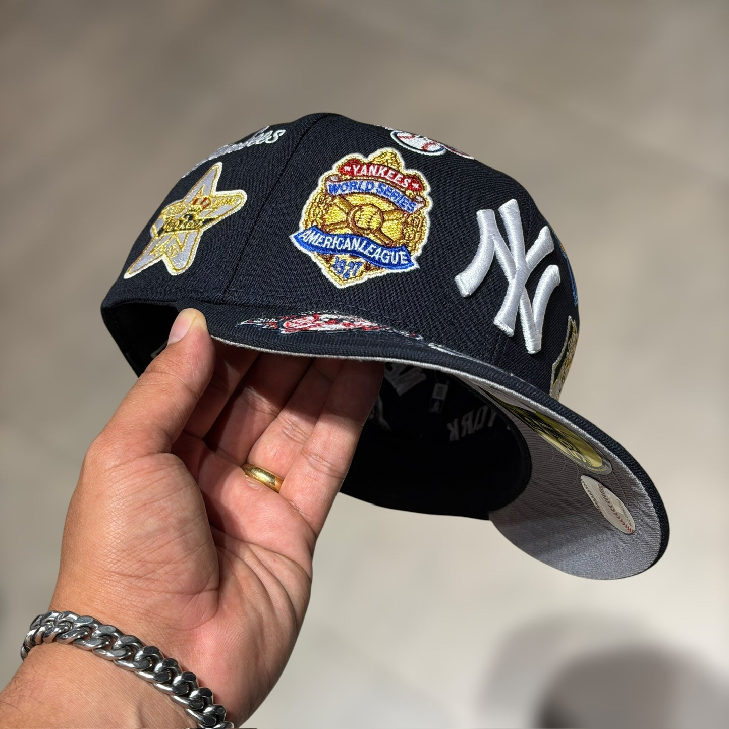 59FIFTY NY YANKEES NAVY MULTIPARCHES