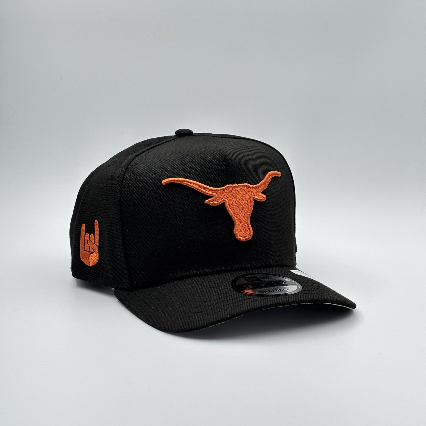 9FIFTY TEXAS BLACK ORANGE LOGO