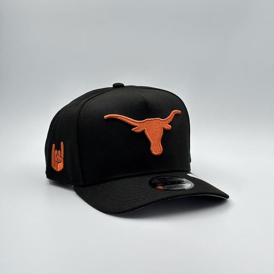 9FIFTY TEXAS BLACK ORANGE LOGO