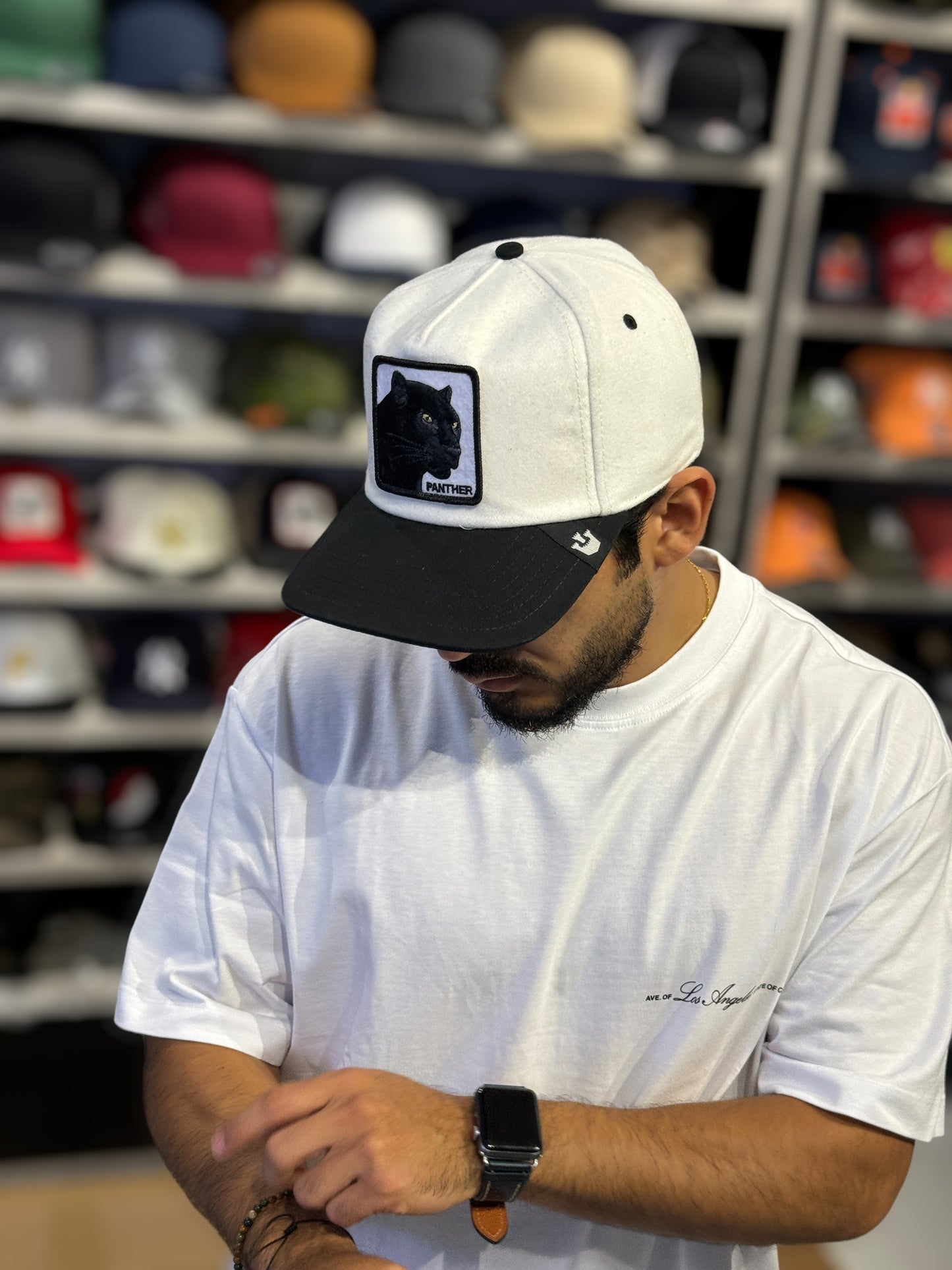 GOORIN BROS PANTHER WHITE/BLACK PLANA