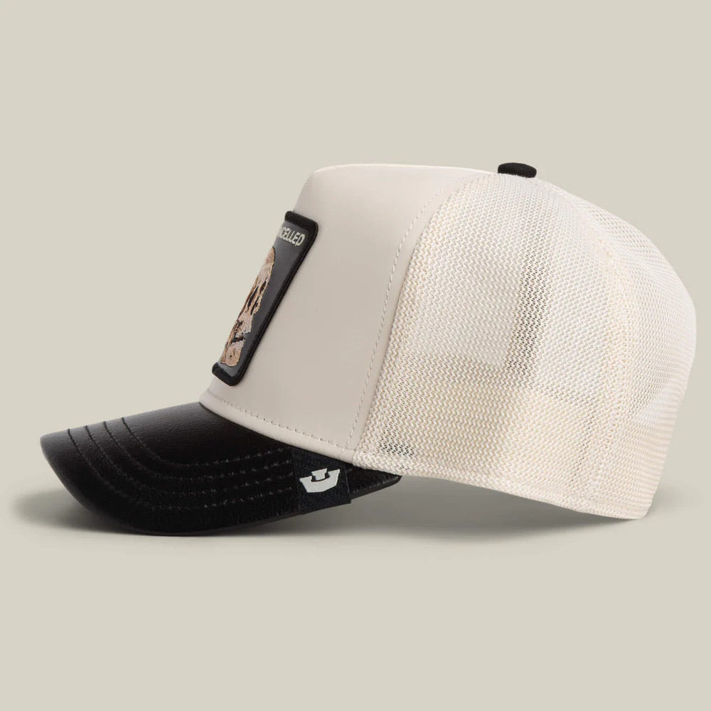 GOORIN BROS CANCELLED BEIGE BLACK CUERO