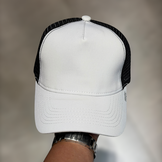 GORRA BLANCA TRUCKER llana para bordados
