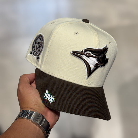9FIFTY TORONTO BLUE JAYS BEIGE VISERA PANA BROWN EST 1977
