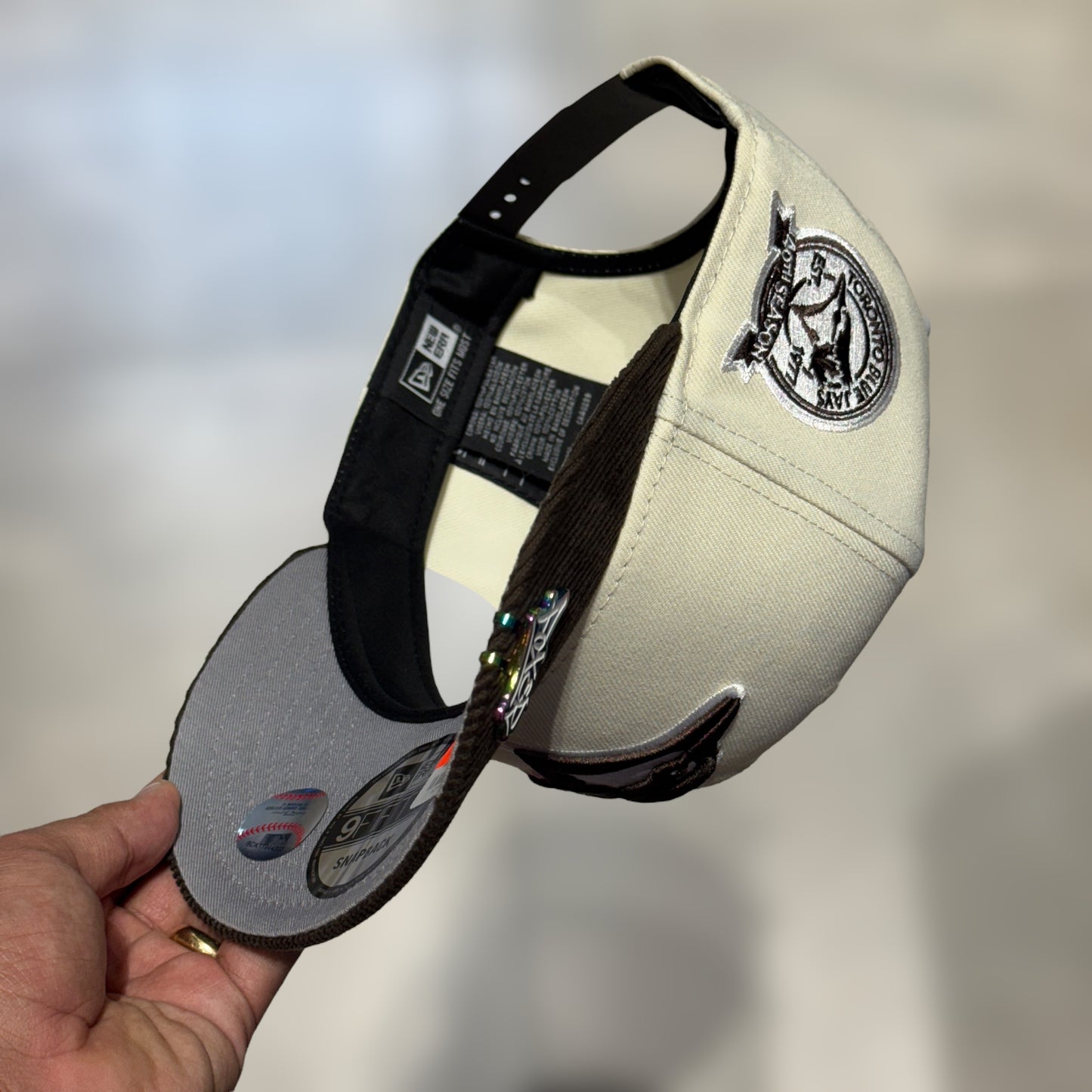 9FIFTY TORONTO BLUE JAYS BEIGE VISERA PANA BROWN EST 1977