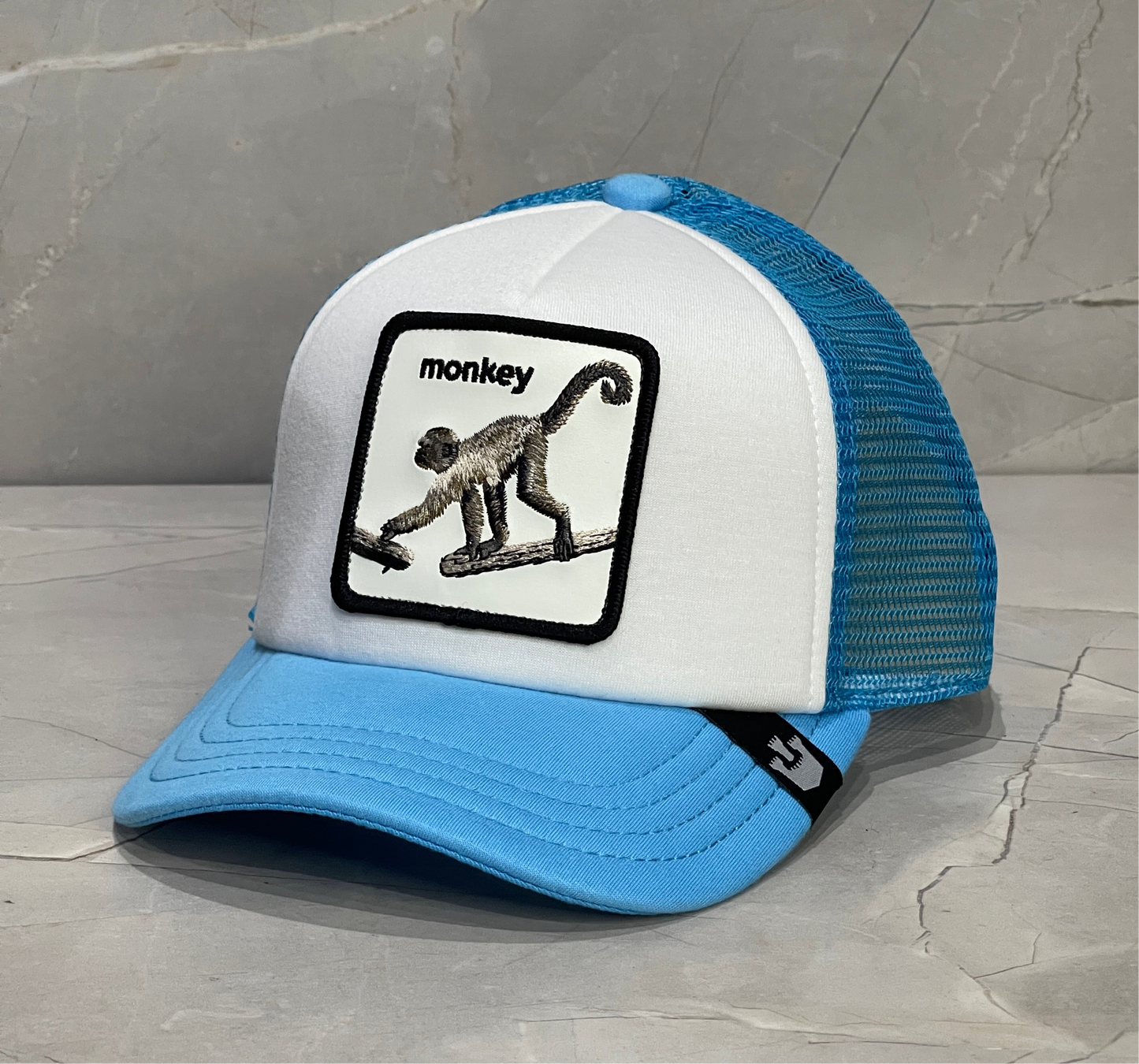 GOORIN BROS MONKEY WHITE/SKYBLUE NIÑO