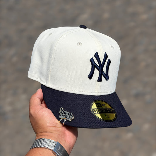 59FIFTY NY YANKEES TWO TONE CREAM NAVY