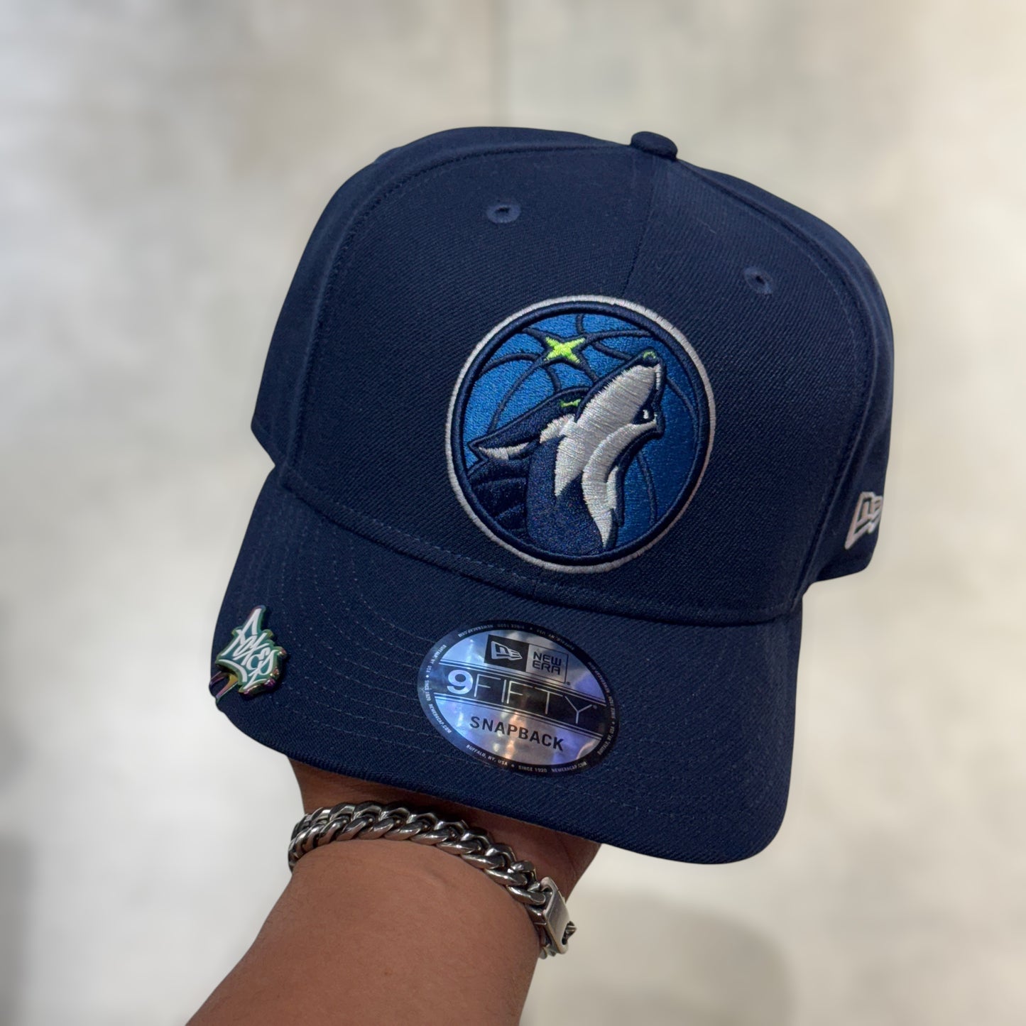 9FIFTY MINNESOTA TIMBERWOLVES NAVY OTC
