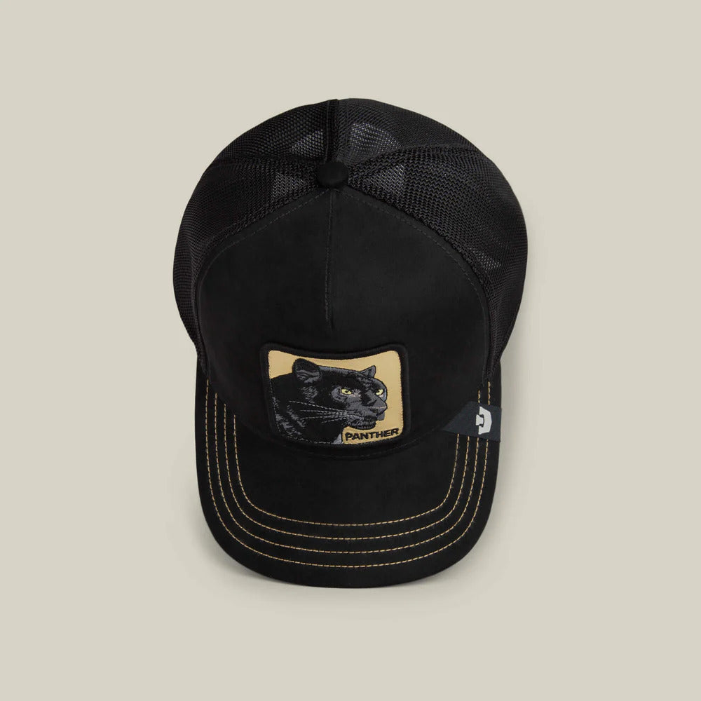 GOORIN BROS PANTHER BLACK GOLD GAMUZADA