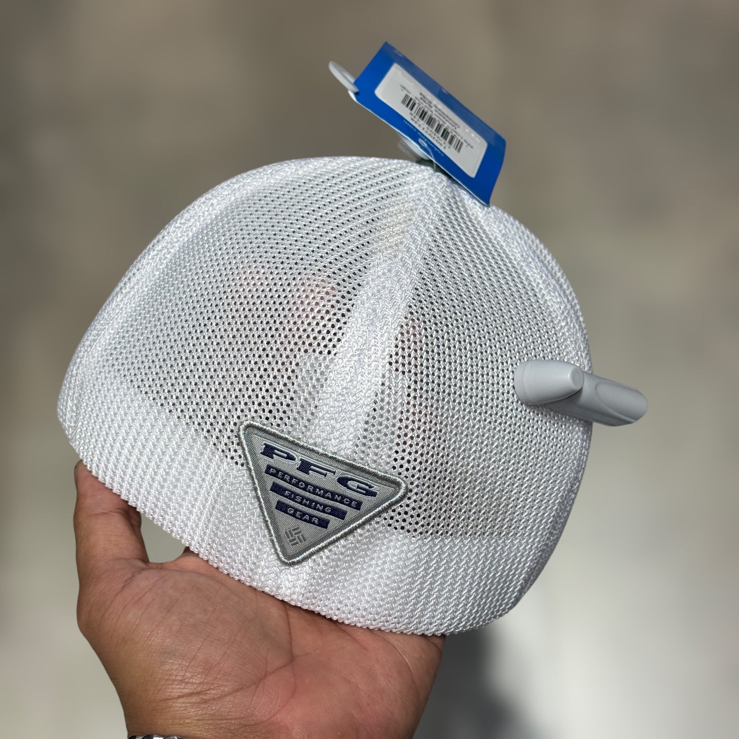 GORRA COLUMBIA OLIVE MALLA BLANCA