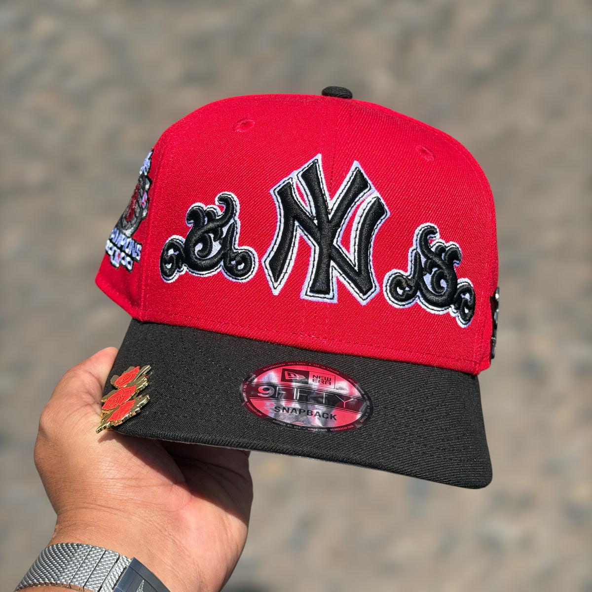 9FIFTY NY YANKEES GOTHIC RED BLACK