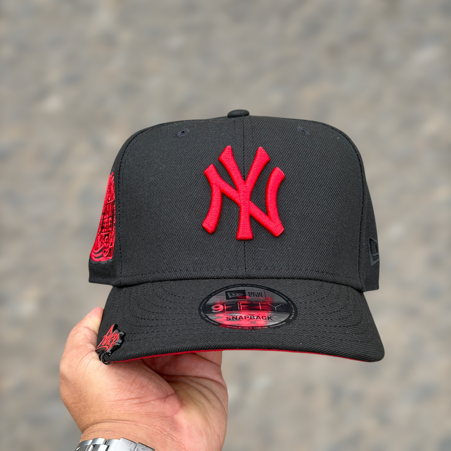 9FIFTY NY YANKEES BLACK RED LOGO
