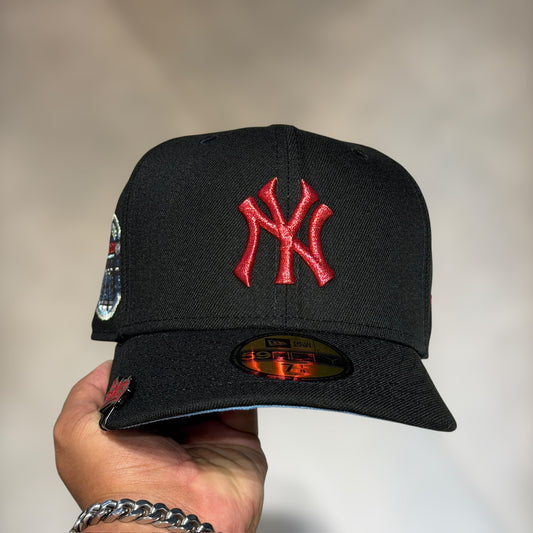 59FIFTY NY YANKEES BLACK RED LOGO PATCH