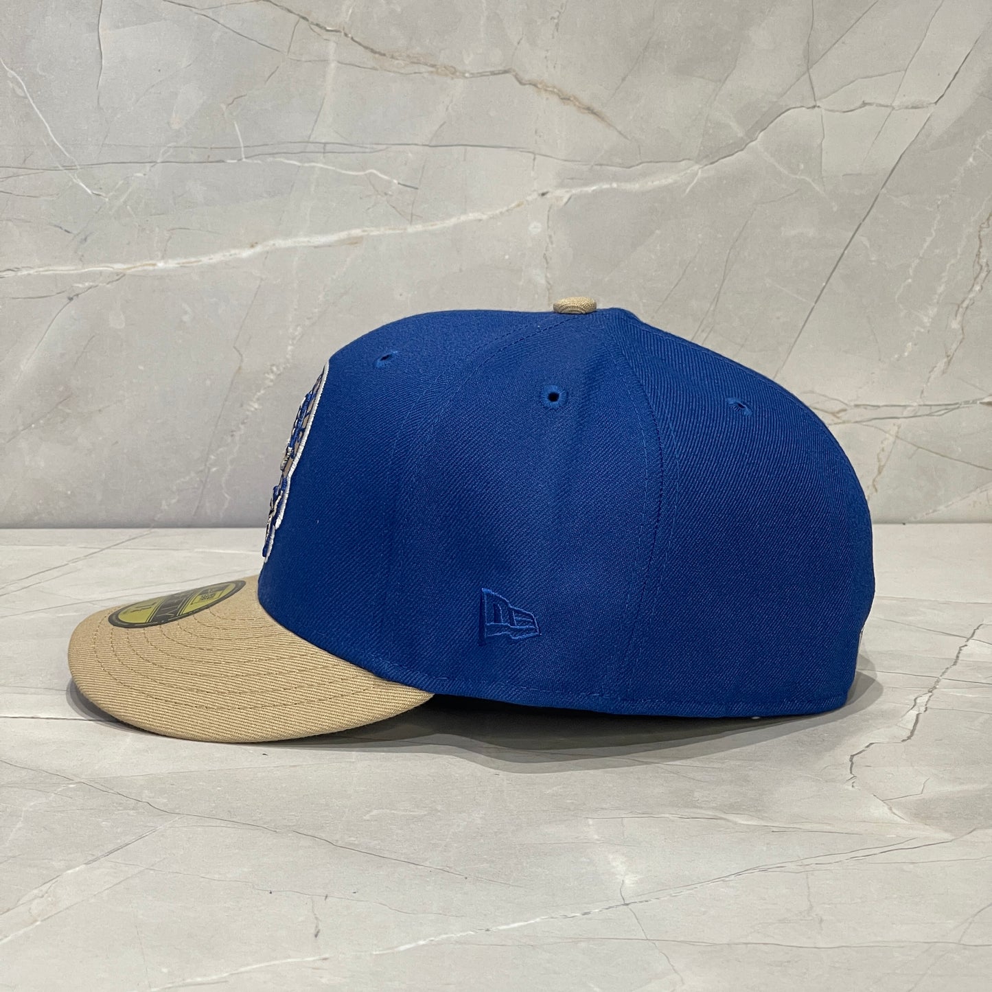 59FIFTY MIAMI MARLINS BLUE VISER CAQUI WS 10TH ANNIVERSARY