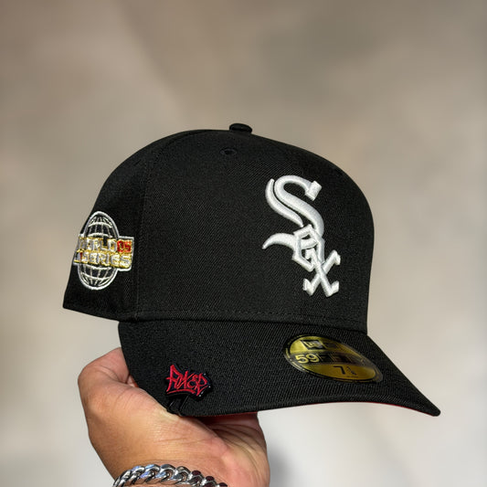 59FIFTY WHITE SOX BLACK WHITE WS 2005