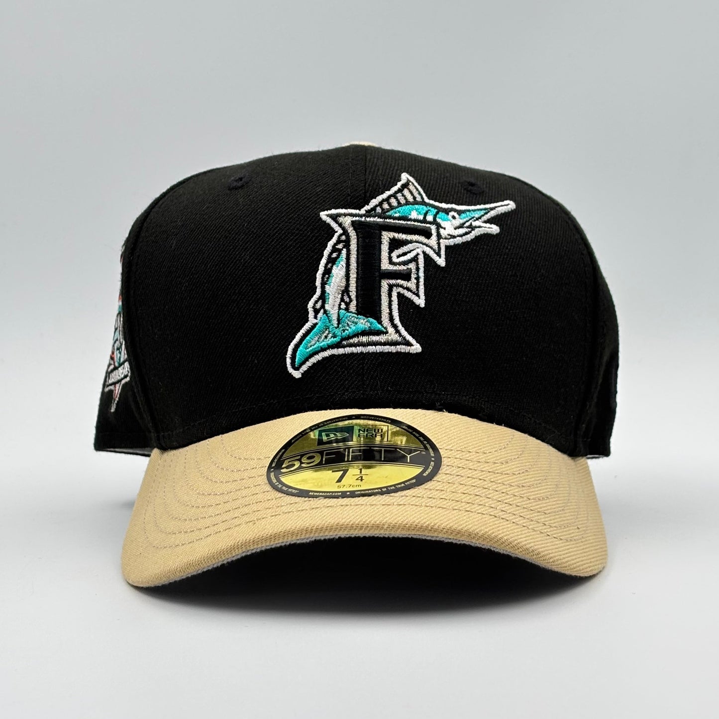 59FIFTY MIAMI MARLINS BLACK VISER CAQUI WS 10TH