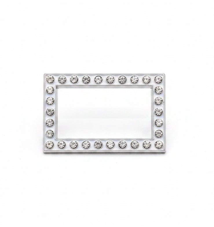 PIN METALICO BORDE MLB PLATEADO