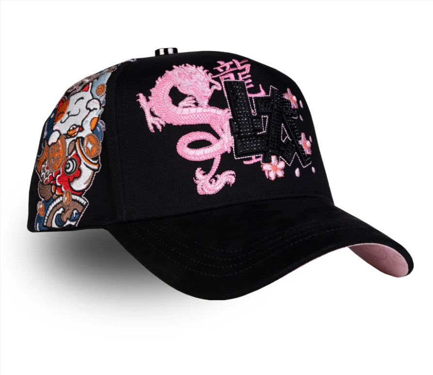 BELICA RICO HATS LA JAPAN GOOD LUCK BLACK