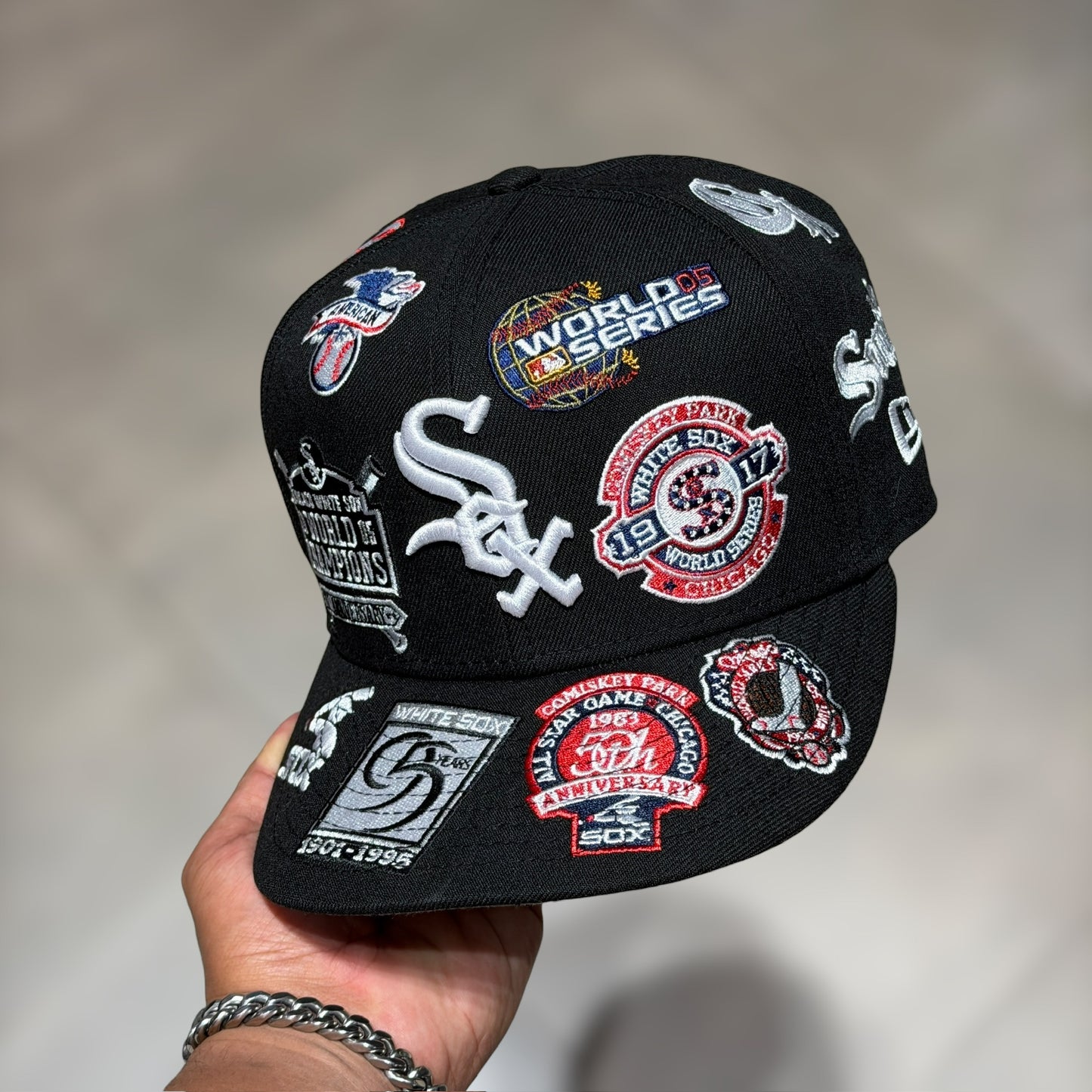 59FIFTY WHITE SOX MULTIPARCHES WS