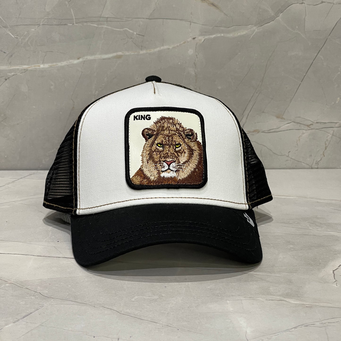 GOORIN BROS KING BLACK/WHITE