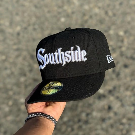 59FIFTY SOUTHSIDE BLACK/WHITE