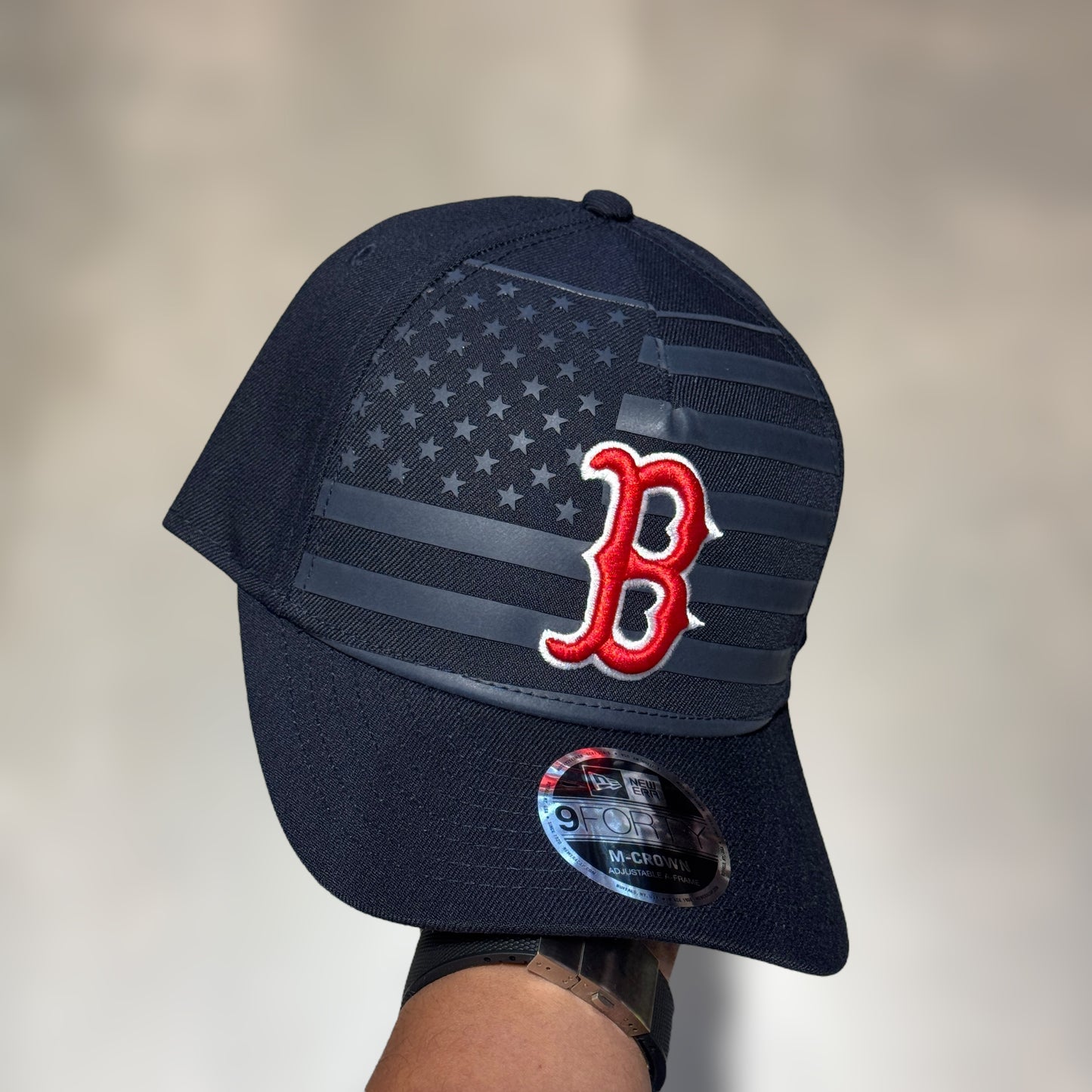 9FORTY M-CROWN A FRAME BOSTON RED SOX NAVY FLAG LOGO