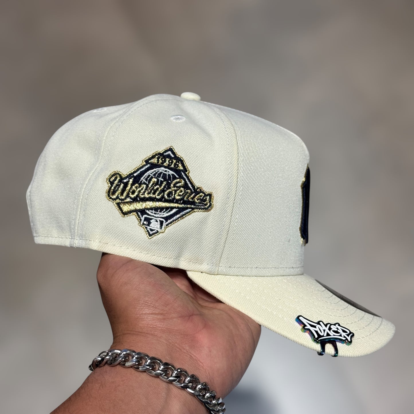 9FIFTY NY YANKEES BEIGE NAVY LOGO WS 1998