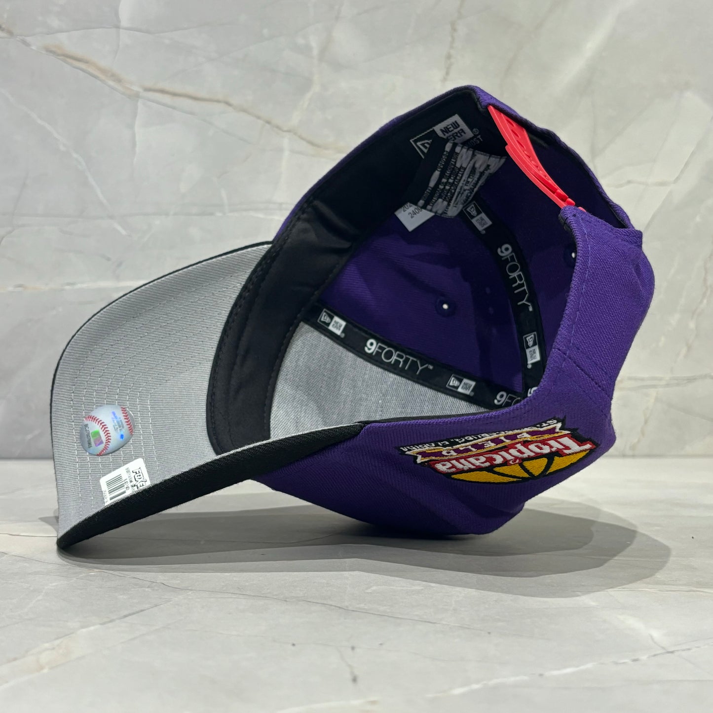 9FORTY A-FRAME TAMPA BAY PURPLE BLACK PATCH
