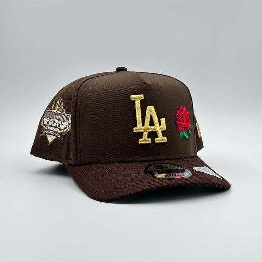 9FIFTY LA DODGERS BROWN ROSE PATCH