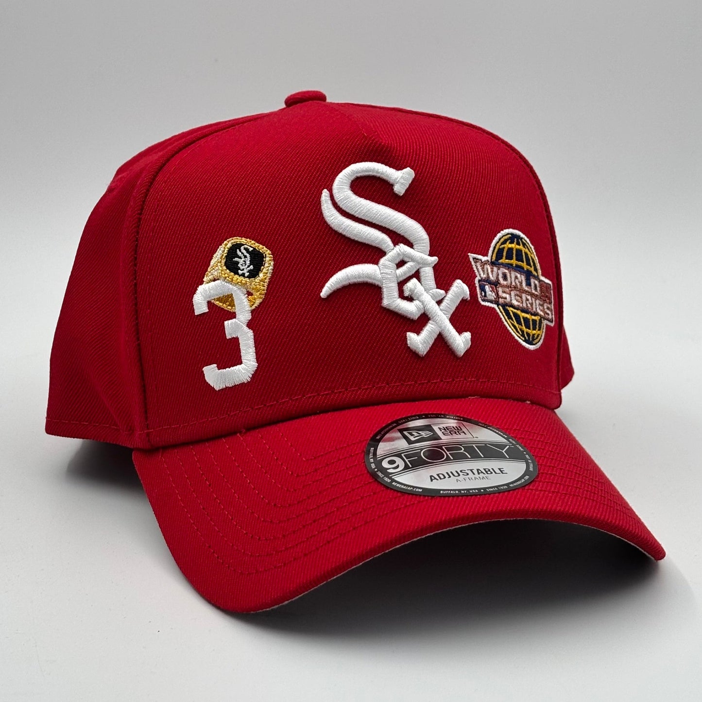 9FORTY A FRAME WHITE SOX RED CHAMPIONS