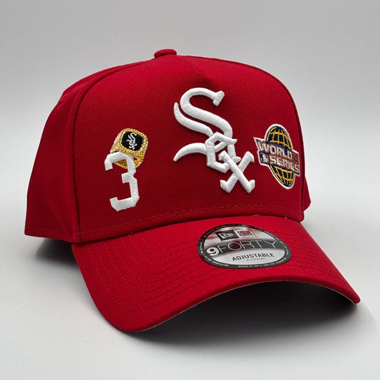 9FORTY A FRAME WHITE SOX RED CHAMPIONS