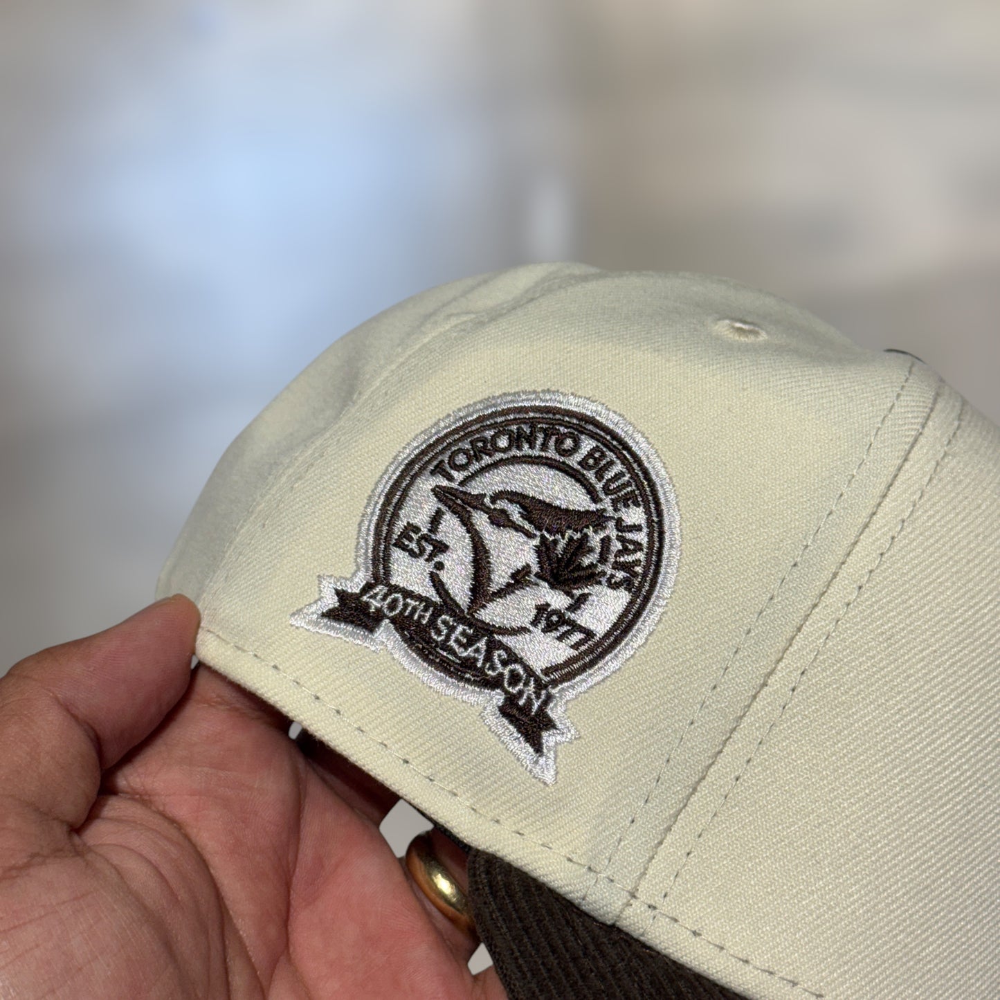 9FIFTY TORONTO BLUE JAYS BEIGE VISERA PANA BROWN EST 1977