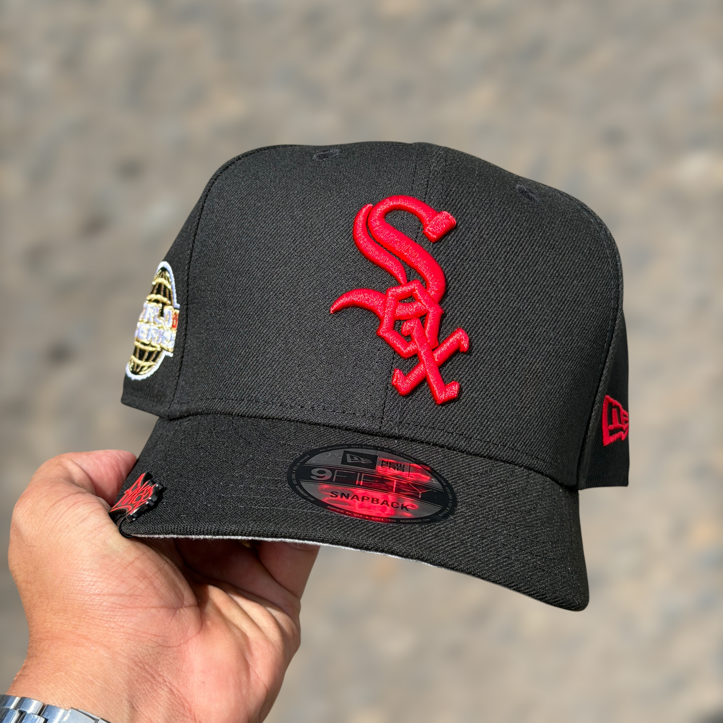 9FIFTY CHICAGO WHITE SOX BLACK RED