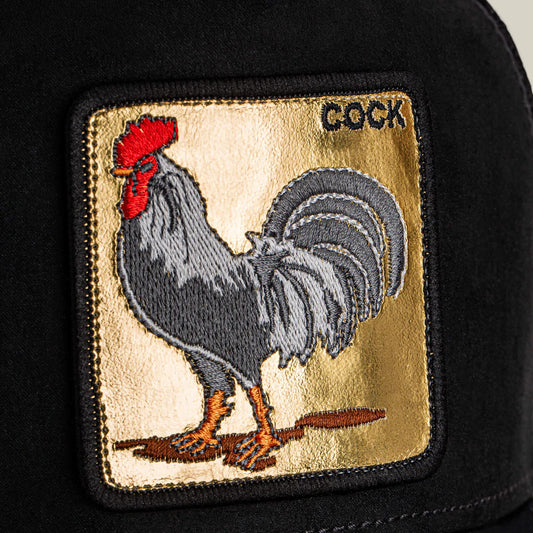 GOORIN BROS COCK BLACK GOLD GAMUZA