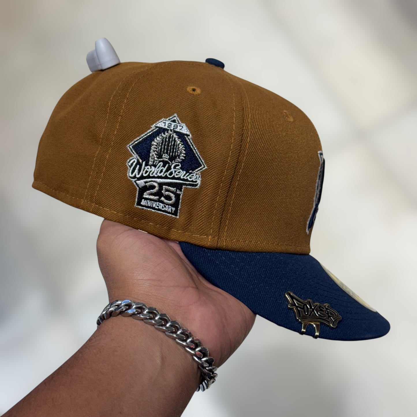 59FIFTY MARLINS BROWN BLUE VISOR 1997