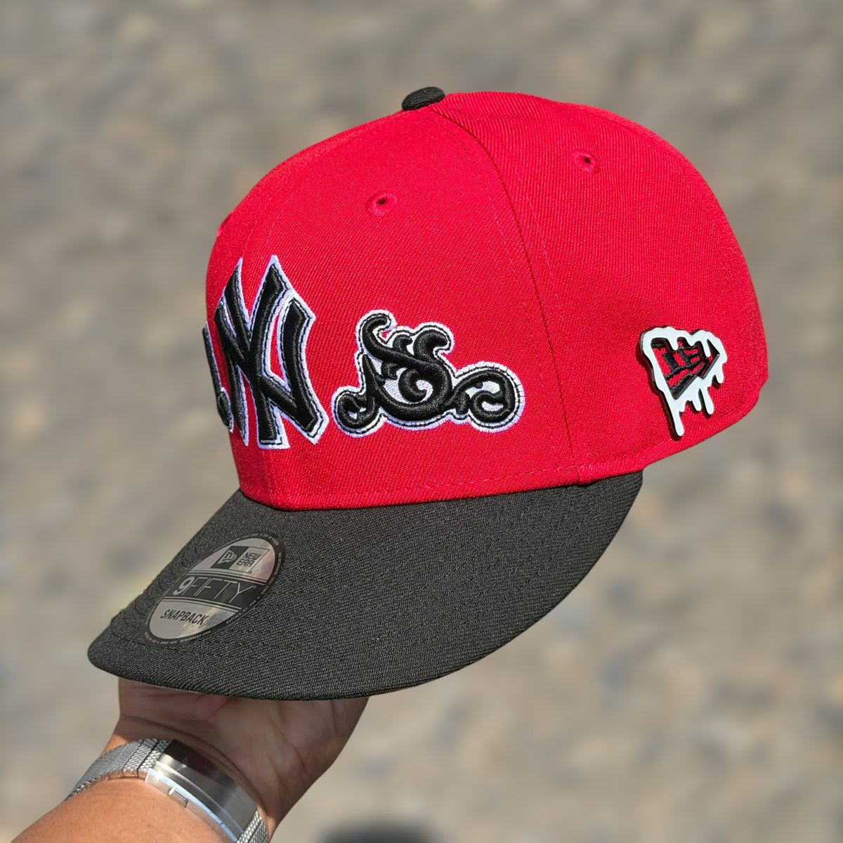 9FIFTY NY YANKEES GOTHIC RED BLACK