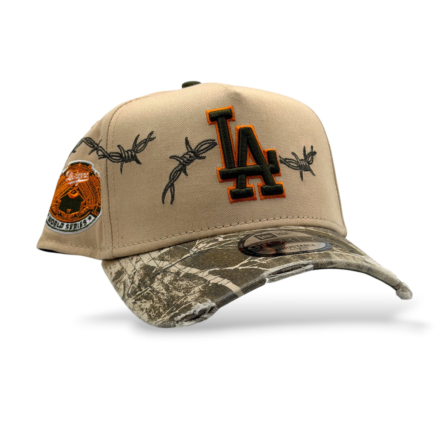 9FORTY A FRAME LA DODGERS BEIGE CAMO REAL TREE WS