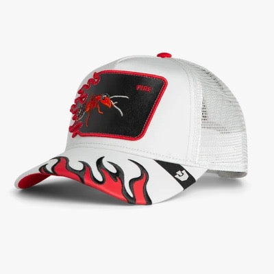 GOORIN BEOS FIRE GRAY FLAMES