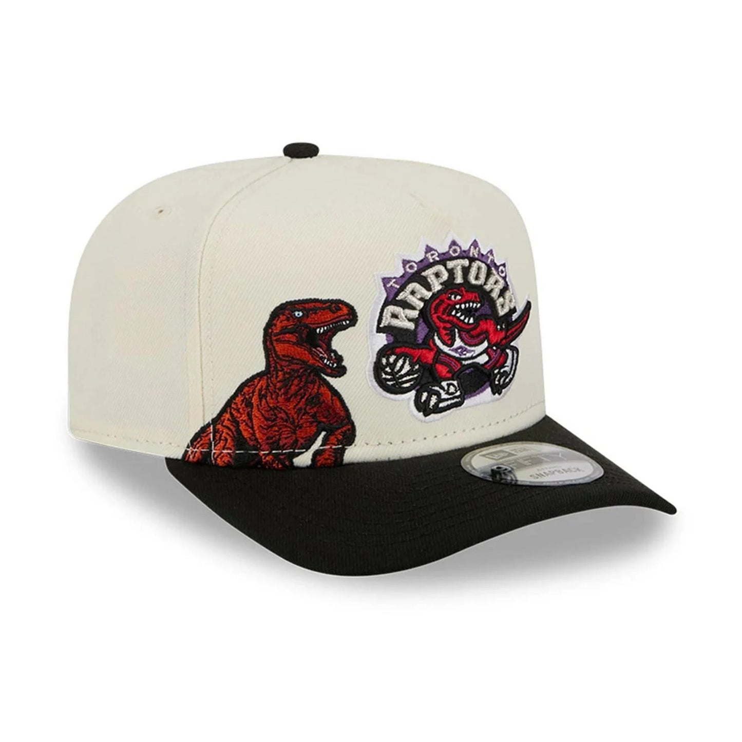 9FIFTY A FRAME TORONTO RAPTORS BEIGE BLACK LOGO HWC
